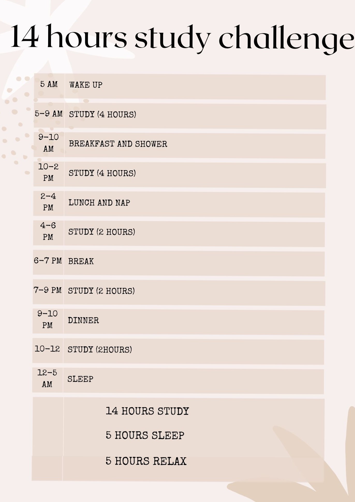 📊 📁 14-Hour Study Challenge with Creative Breaks | romanticize your routine