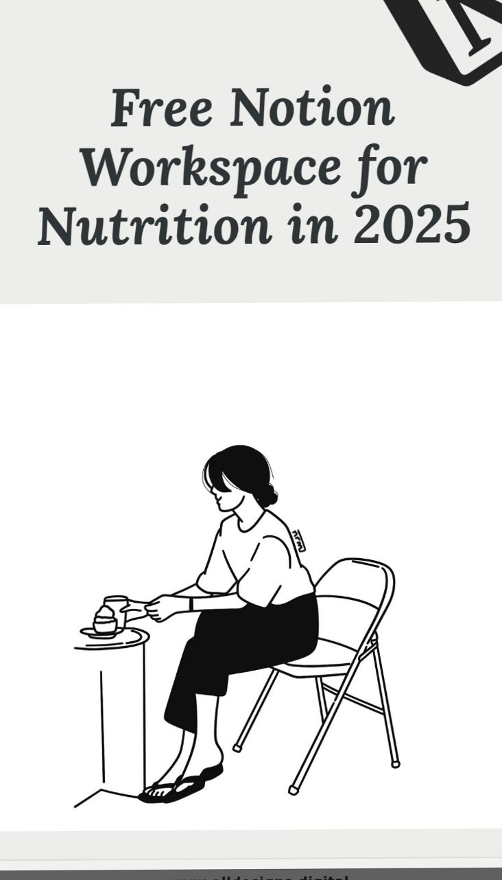 2025 Nutrition Planner Free Notion Template — 🎀 🌿 pro digital dashboard