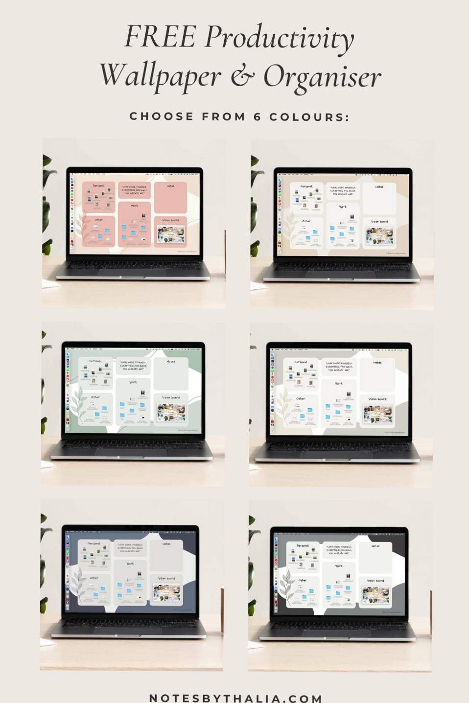 2025 Productivity Planner Bundle for MacBook — 6 Colors! — 💍 👰 secret to staying productive