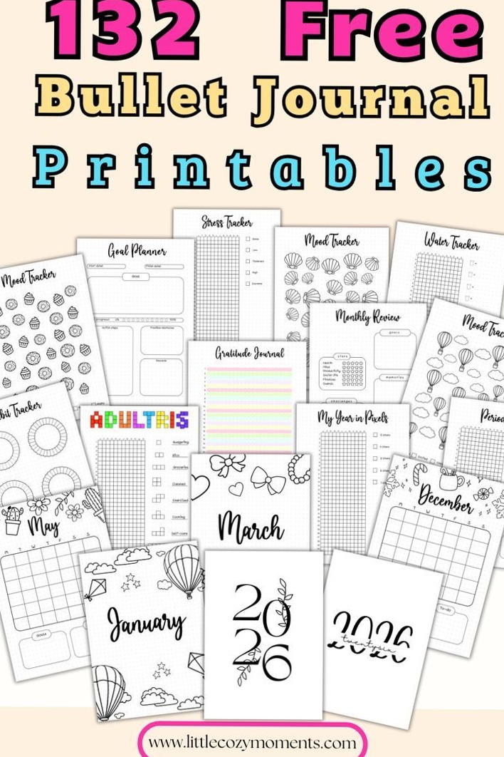 2026 Bullet Journal Bundle — Digital Design & Planner Essentials — 🌸 💍 stay inspired all year long