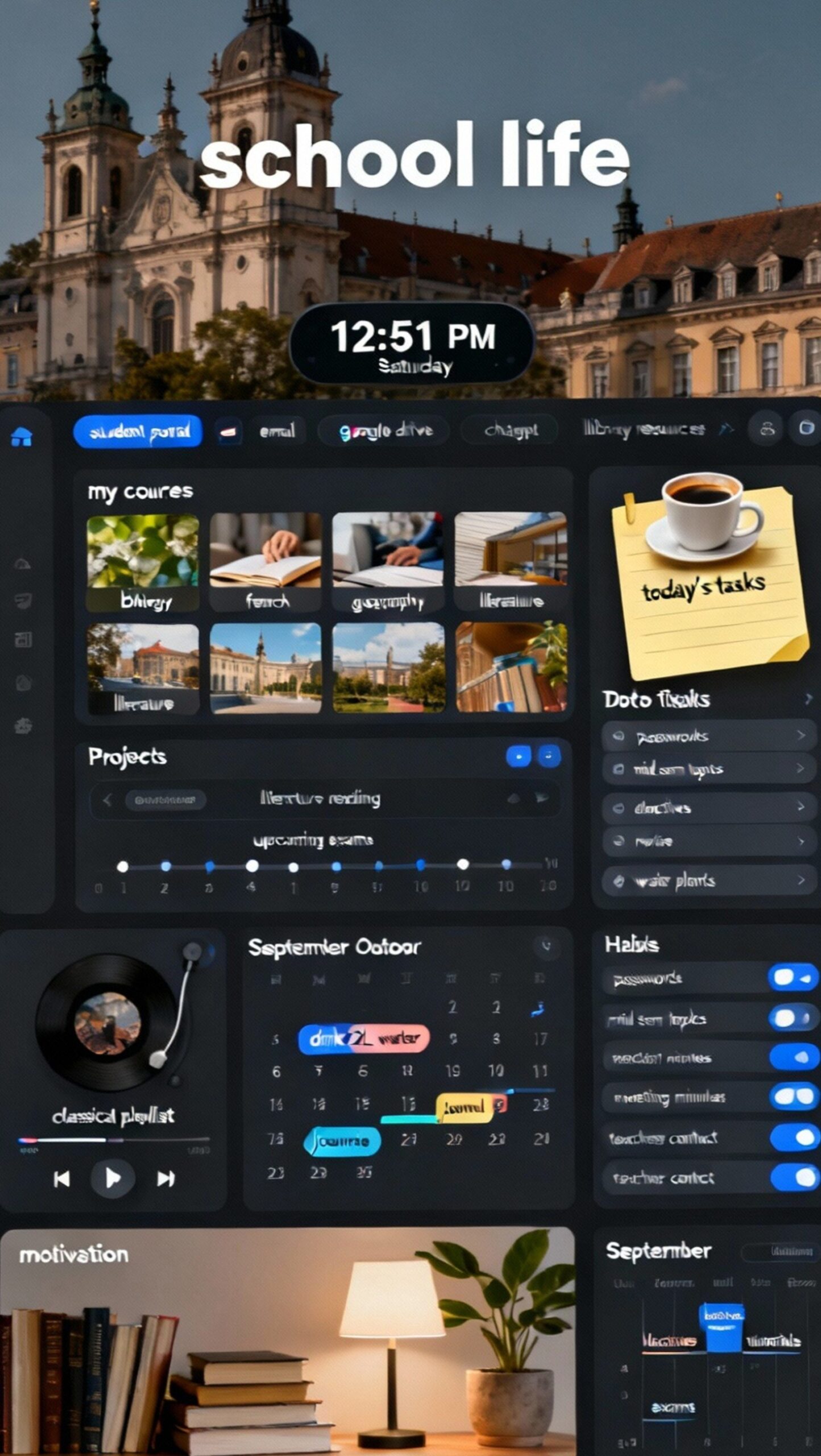 📝 📅 2026 efficiency hack: Dark Academia Notion Planner Templates for Digital Design