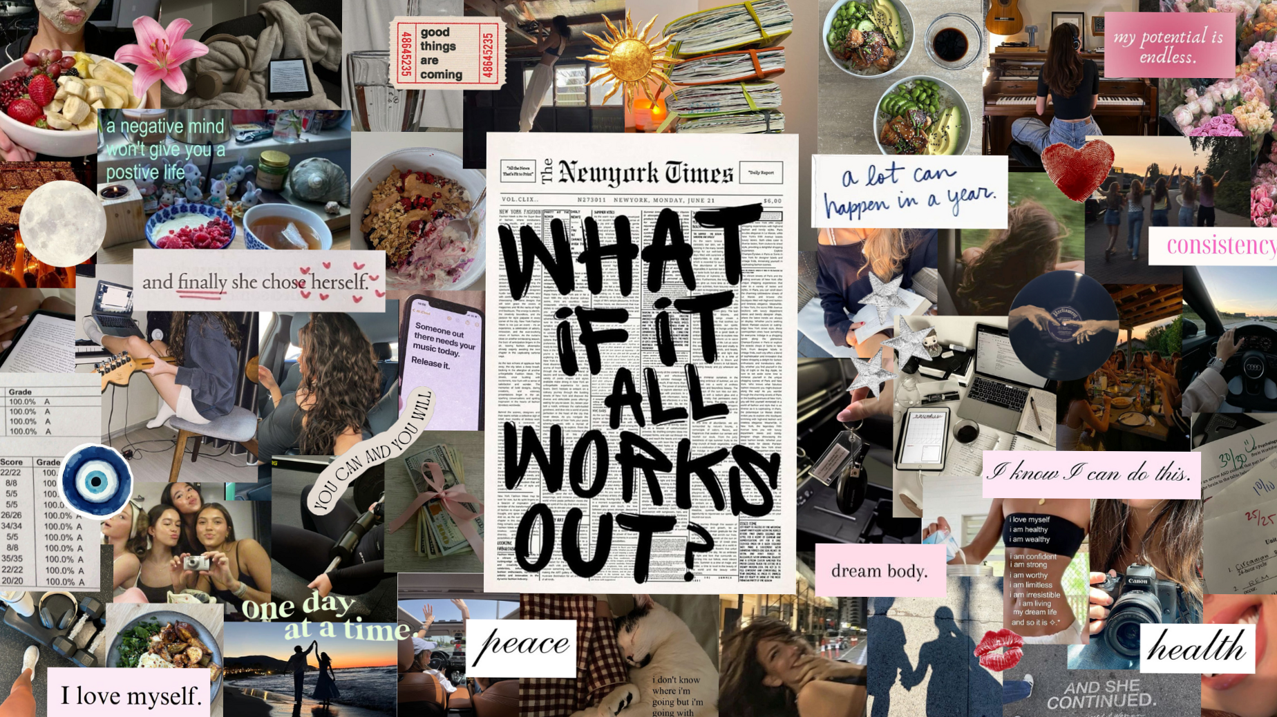 ☁️ 🕯️ 2026 Vision Board Design for Digital Planners & Creatives | secret to staying productive