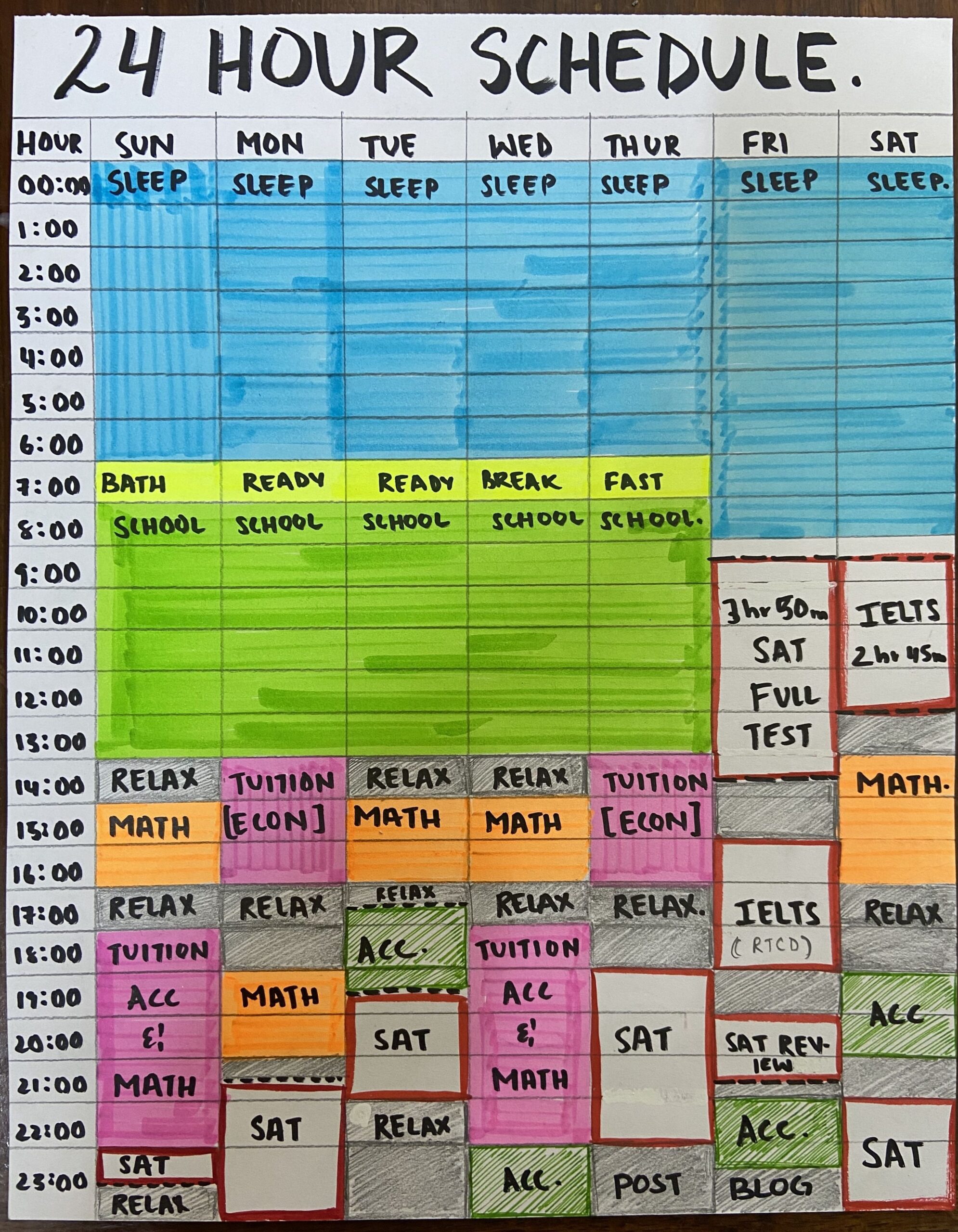 💍 💍 24-Hour Study Time Table for Digital Design & Creativity | stay inspired all year long