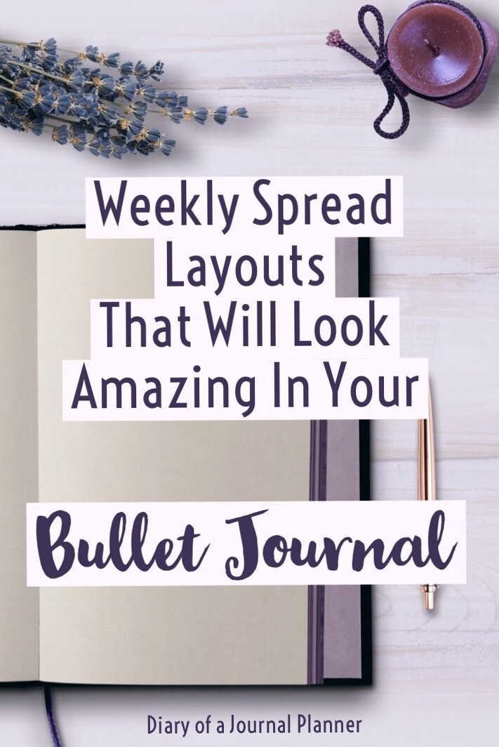 25 Gorgeous & Easy Bullet Journal Weekly Spread Ideas 2026 — 🌈 📍 dream life manifestation