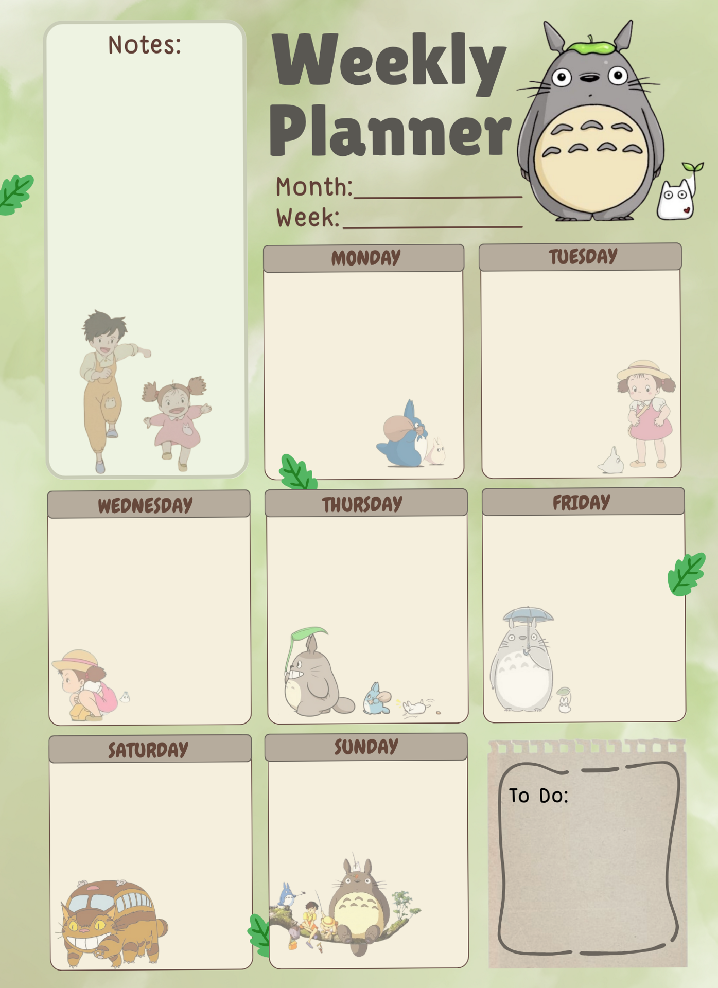 🍰 🌸 3 Printable Daily Planners + Free Weekly & Monthly PDFs | secret to staying productive