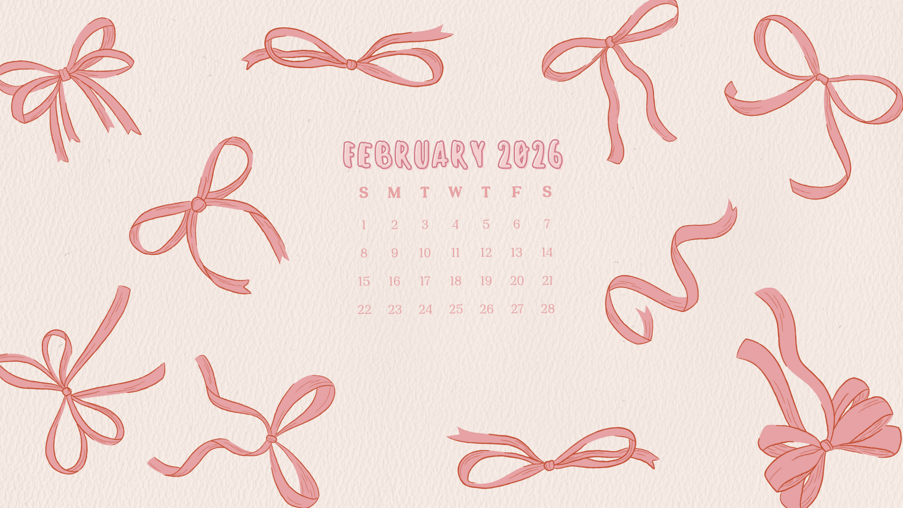 30 Free February 2026 Desktop Calendar Backgrounds (Easy Download) — 📁 📝 secret to staying productive