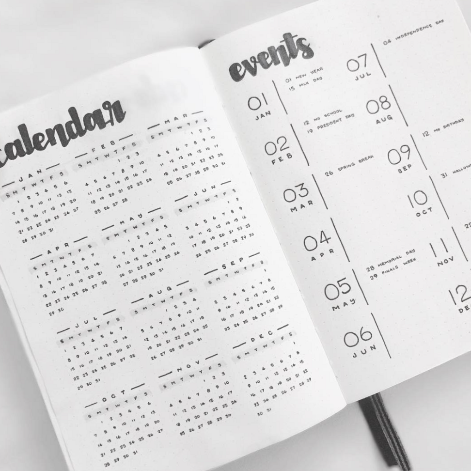 37+ Minimalist Bullet Journal Spreads to Try Now — 🌸 🍰 dream life manifestation