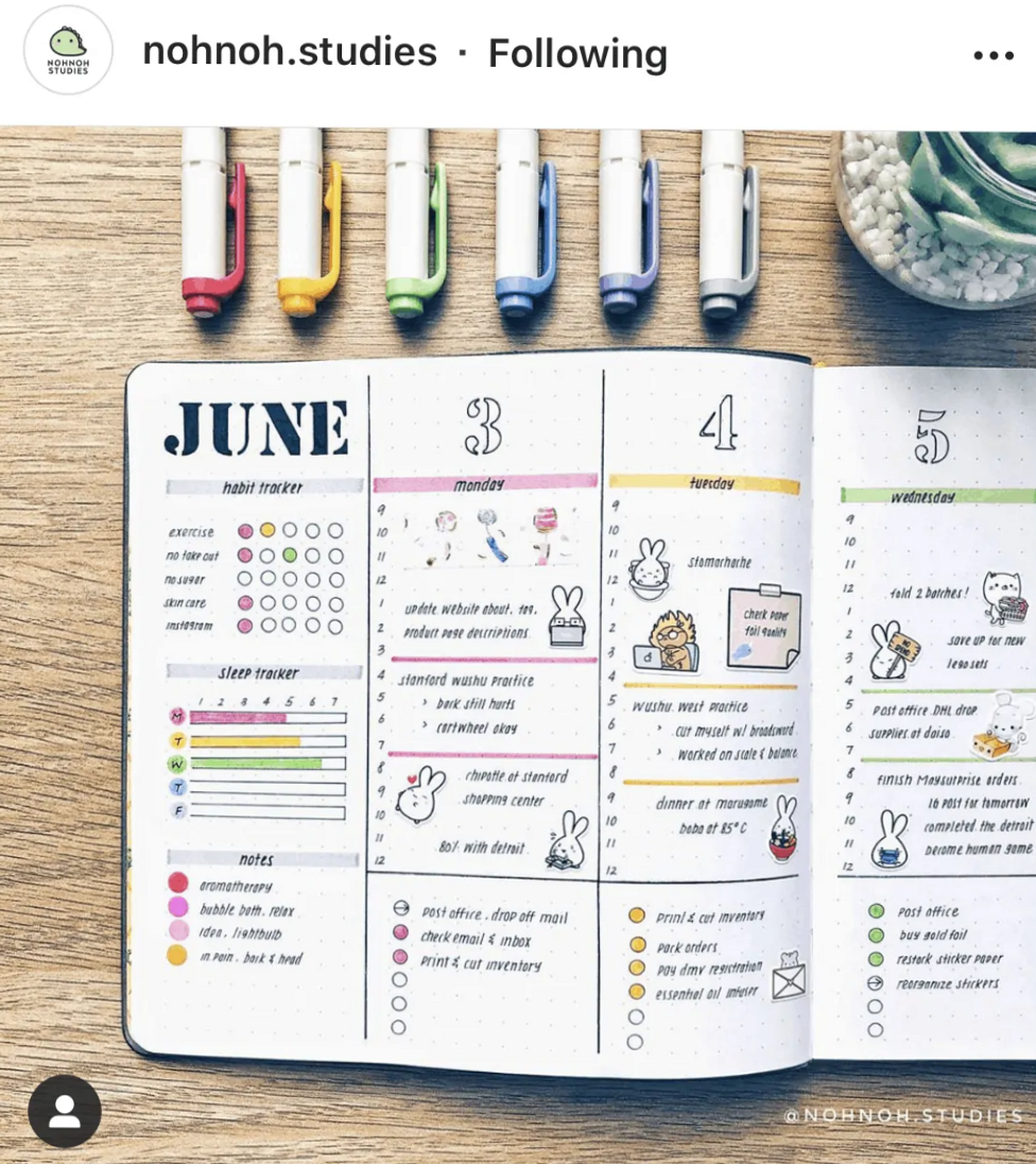 📁 📅 40+ Bullet Journal Weekly Spreads for Digital Design & Planners | romanticize your routine