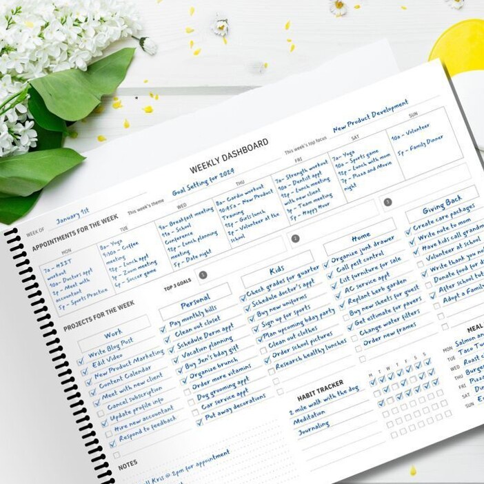 52 Weeks of Productivity Dashboard | Notion Aesthetic Planner — 🖌️ 📍 only tool for life admin