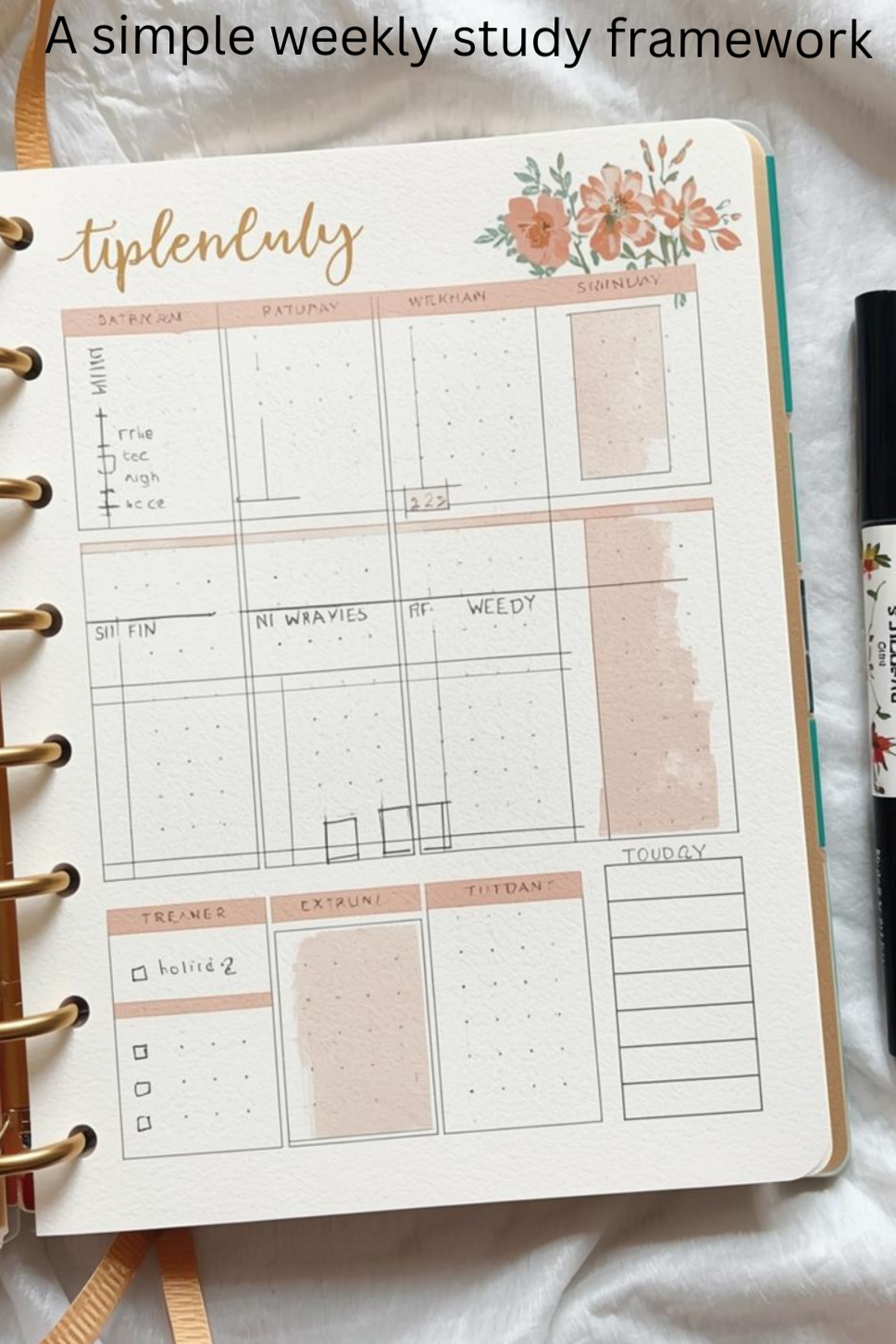 🌈 🎨 A Simple Weekly Study Framework for Students | stay inspired all year long