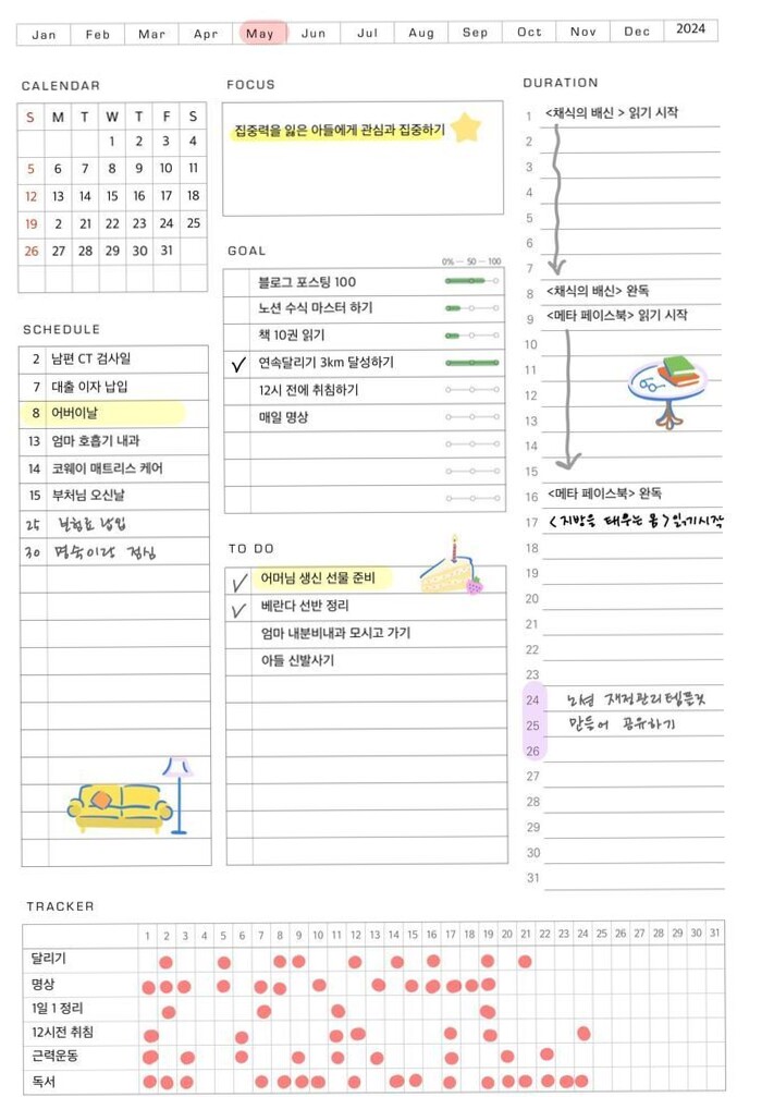 🎀 🕯️ A5 Monthly Planner | Digital & Printable Design — Paperlog | stay inspired all year long