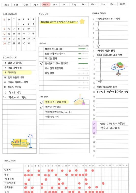 A5 Monthly Planner | Printable & Fillable PDF — Paperlog — 💌 🍰 secret to staying productive