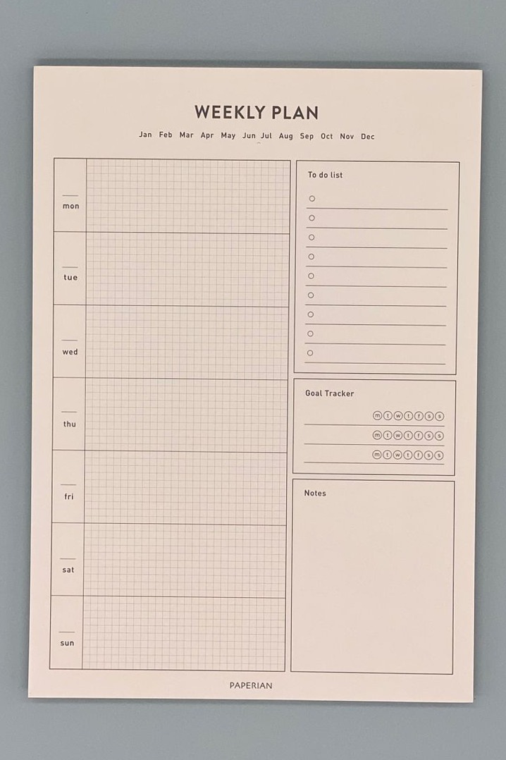 A5 Weekly Planner with Schedule Notepad — Printable Study Planner Template for Wedding Planners — 📝 📊 romanticize your routine