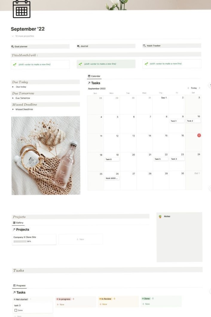 Aesthetic 2023+ Notion Templates for Students: Weekly & Daily Planners — 💎 🖌️ only tool for life admin