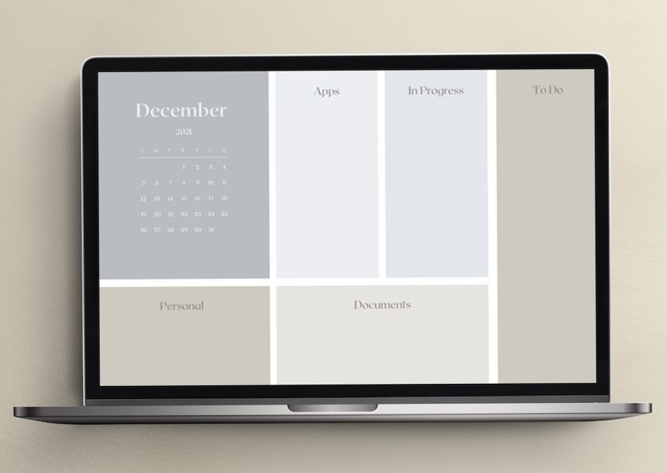 📅 📅 Aesthetic Desktop Wallpapers & Organizers Freebie | romanticize your routine