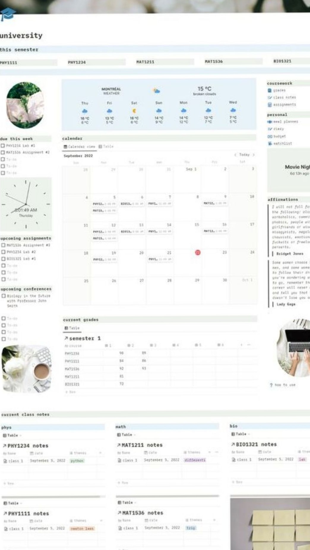Aesthetic Free Notion Templates for Students 2024 — 🖇️ 📅 game-changing digital system