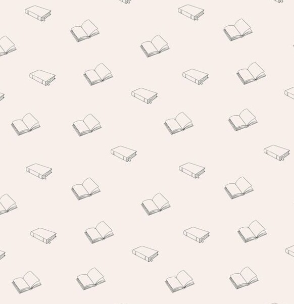 Book Pattern Doodle Background | Premium Vector — 💌 🌸 romanticize your routine