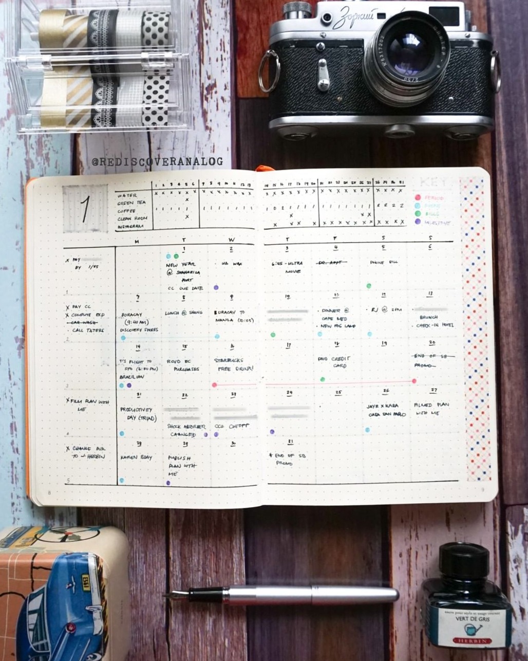 🌿 🌿 Bujo Basics: Monthly Log Layout Ideas | stay inspired all year long