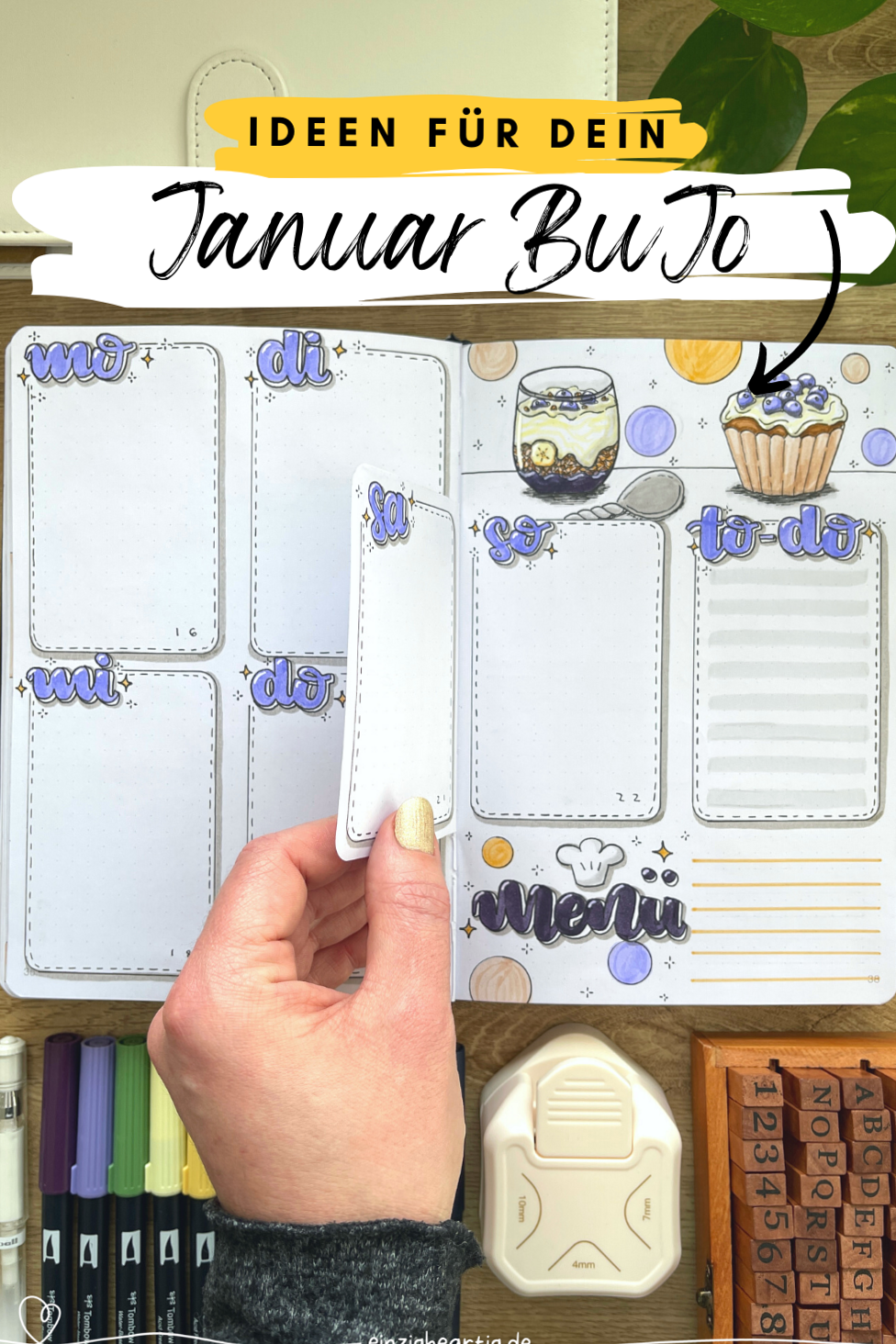 📊 📅 Bullet Journal Januar 2023 — Brunch zum Neujahr | romanticize your routine