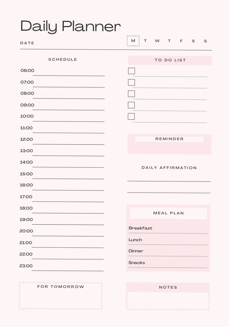 ☁️ ✨ Chic Pink 2026 Planner: Self-Care & Productivity in Style | romanticize your routine
