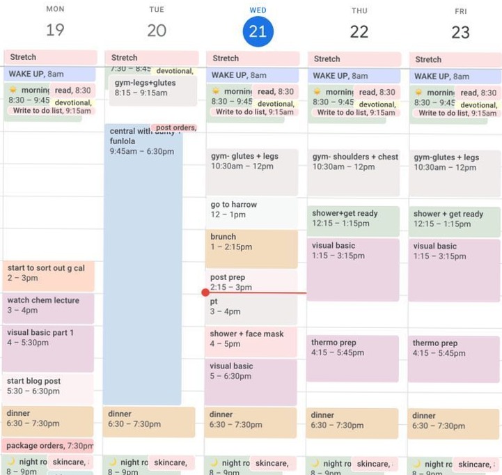 Colorful Weekly Planner — Stay Organized & Boost Productivity — 🤍 🎀 romanticize your routine