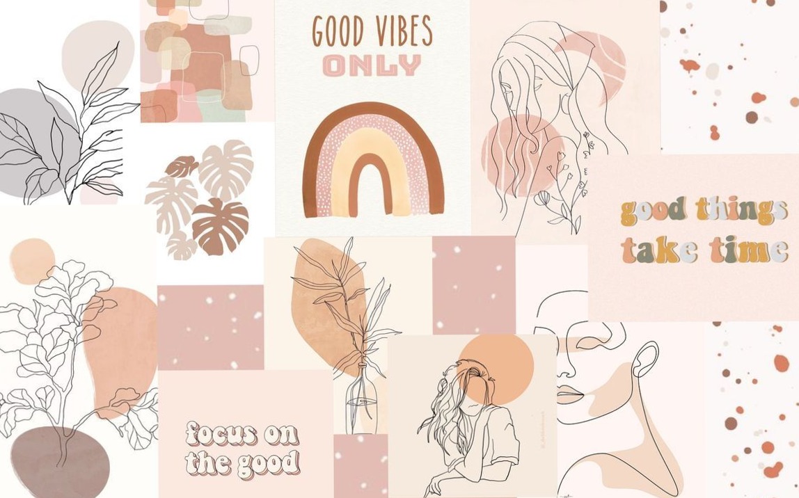 Creative Laptop Wallpaper for Digital Design & Planners — 🪄 💎 dream life manifestation