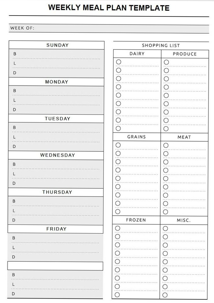 🕯️ 🌿 Creative Meal Planning Templates for Digital Design & Planners | dream life manifestation