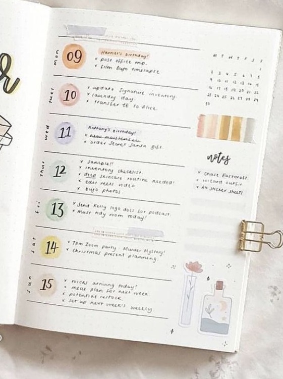 Creative Planner Designs & Digital Layout Ideas — 🖌️ 🖌️ secret to staying productive