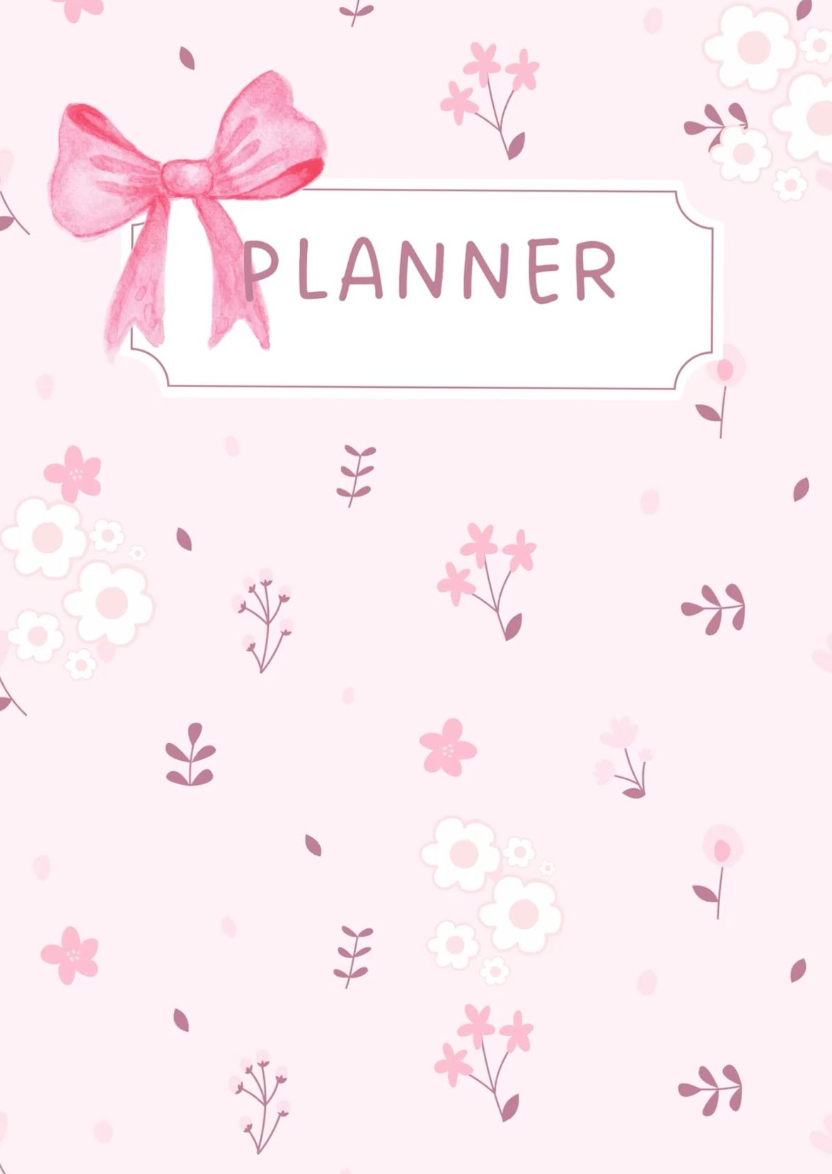 Cute Planner Cover Design | Digital Creativity — 📌 📝 romanticize your routine
