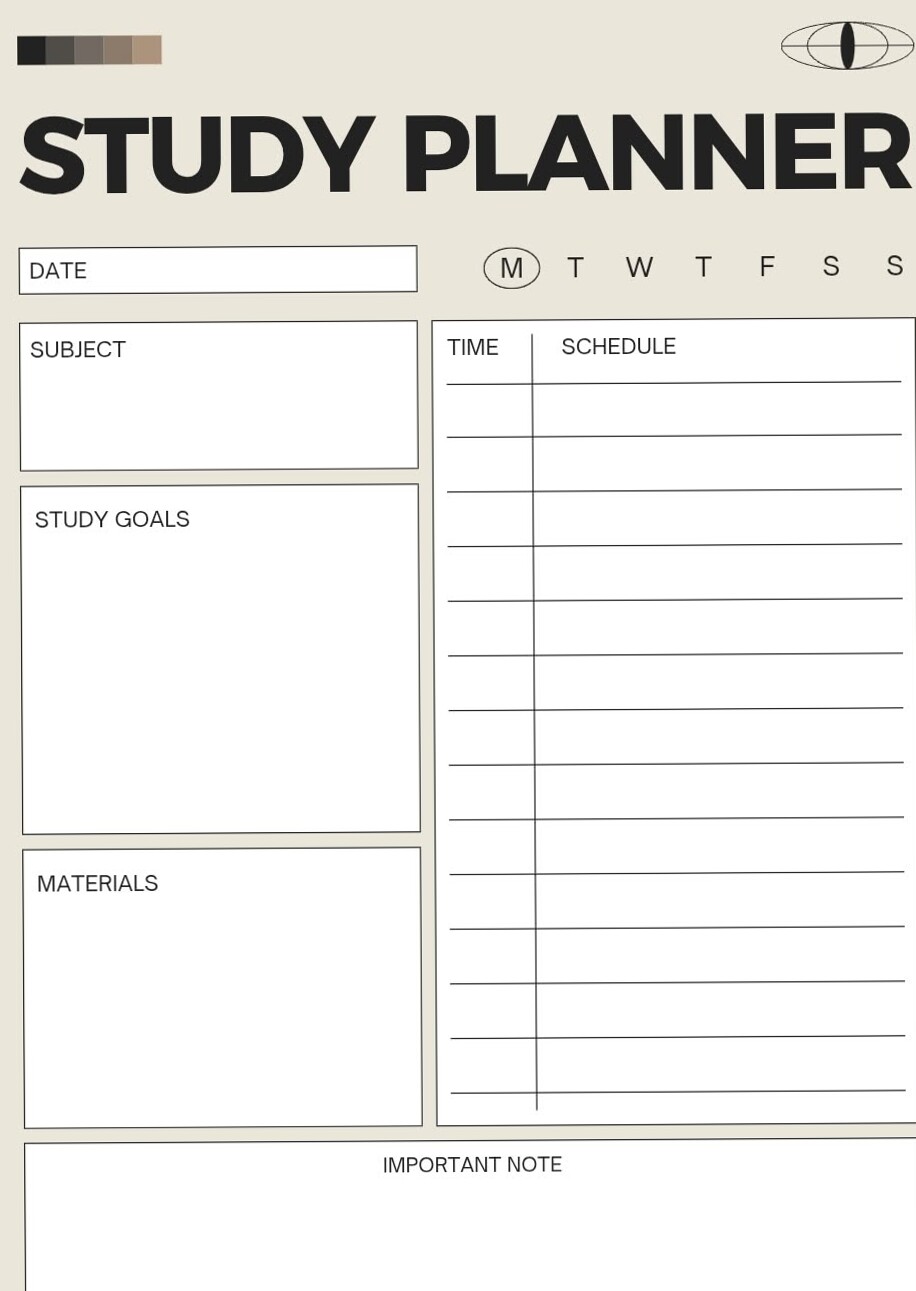 🤍 🤍 Cute Study Planner Design 🫶🏻 | stay inspired all year long