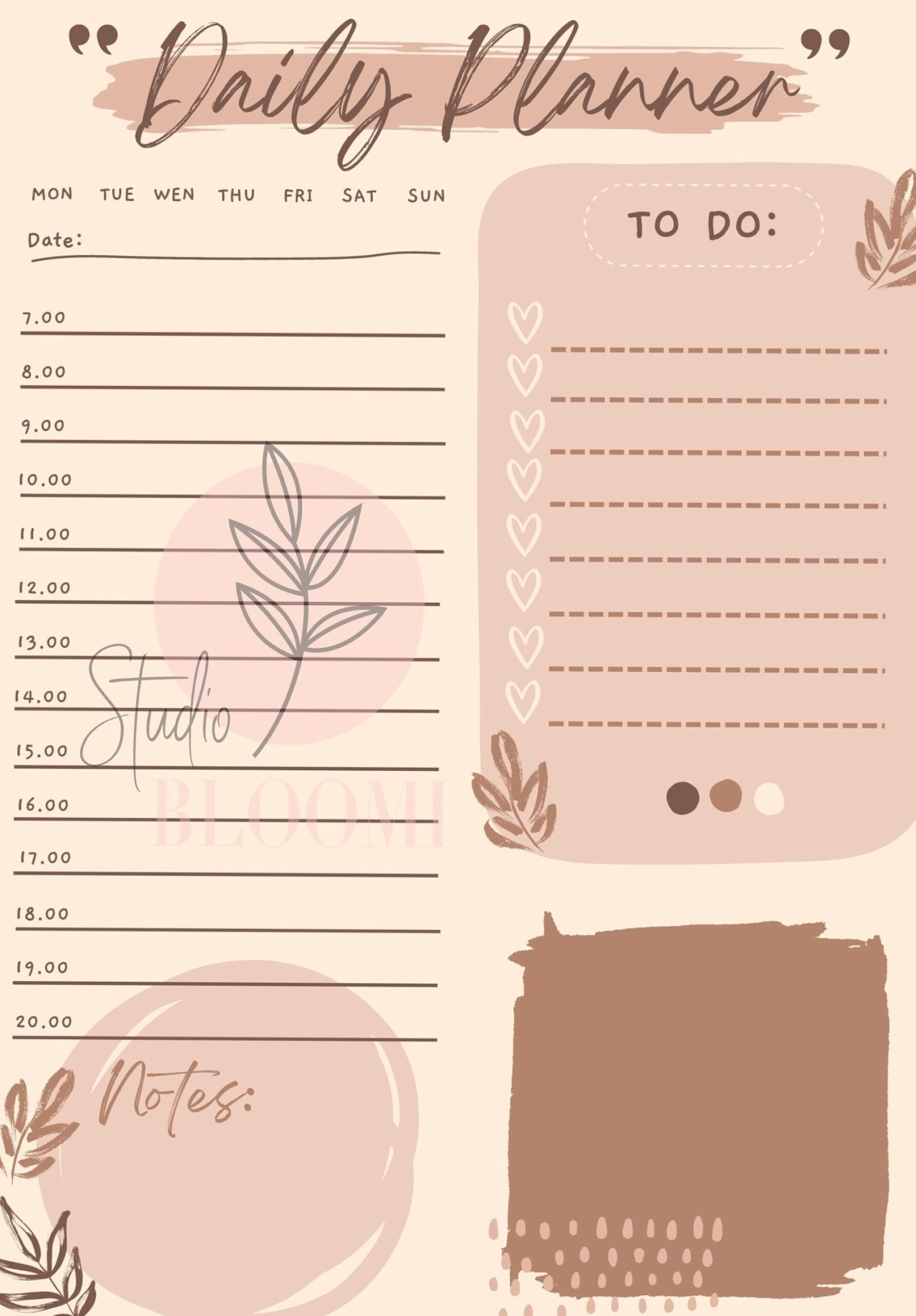 Daily Planner: Boost Productivity & Stay Organized — 💍 🌸 stay inspired all year long