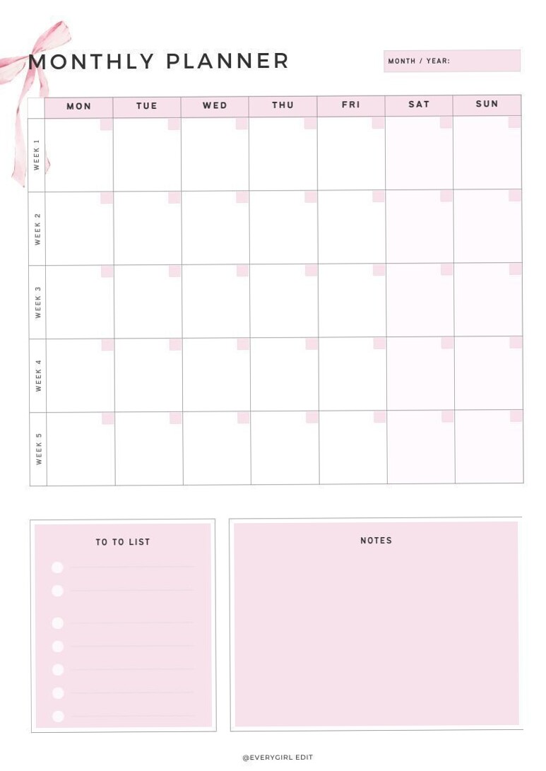 Daily Planner Template for iPhone & Bullet Journal Design — 🎨 🎨 stay inspired all year long