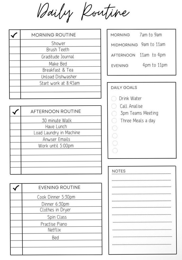 Daily Routine Planner: Checklist, Habit & Gratitude Tracker — 📅 📝 essential planning guide