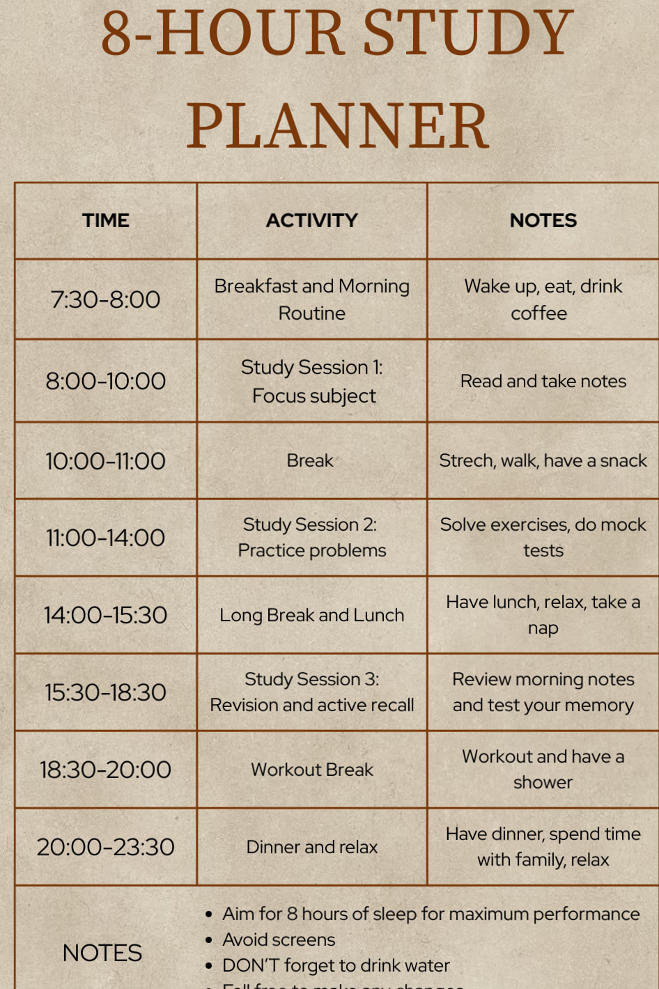 Daily Study Schedule for Digital Design & Creative Planners — ☁️ ✨ dream life manifestation