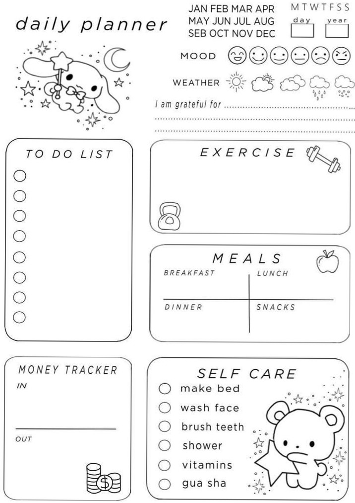 ✨ ✨ Digital Daily Planner Layouts for Creative Productivity | dream life manifestation