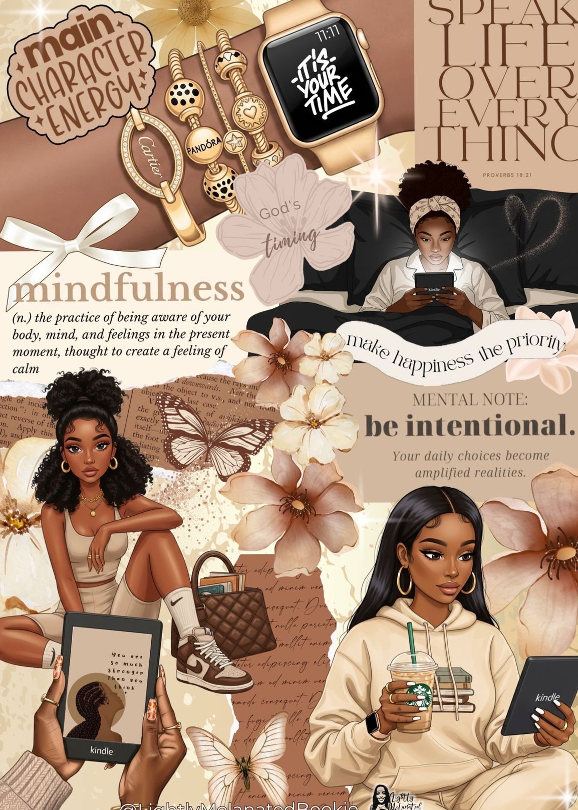 Digital Design Inspiration for Planners & Creative Assets — 🎀 🌿 secret to staying productive