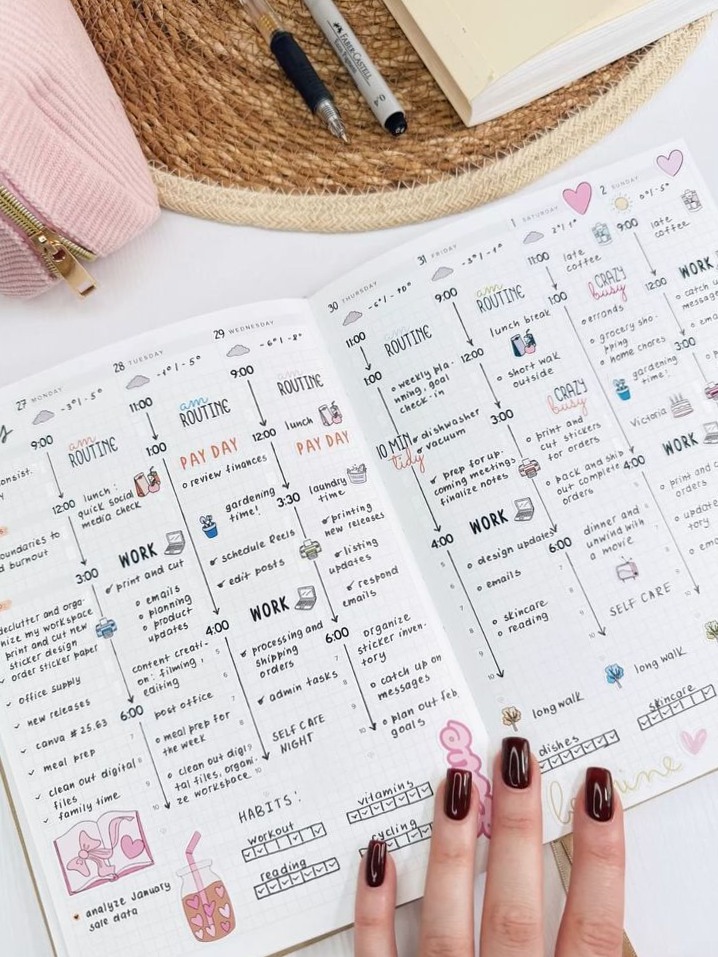 Digital Design Magic by Effdeesea — 📅 📝 romanticize your routine