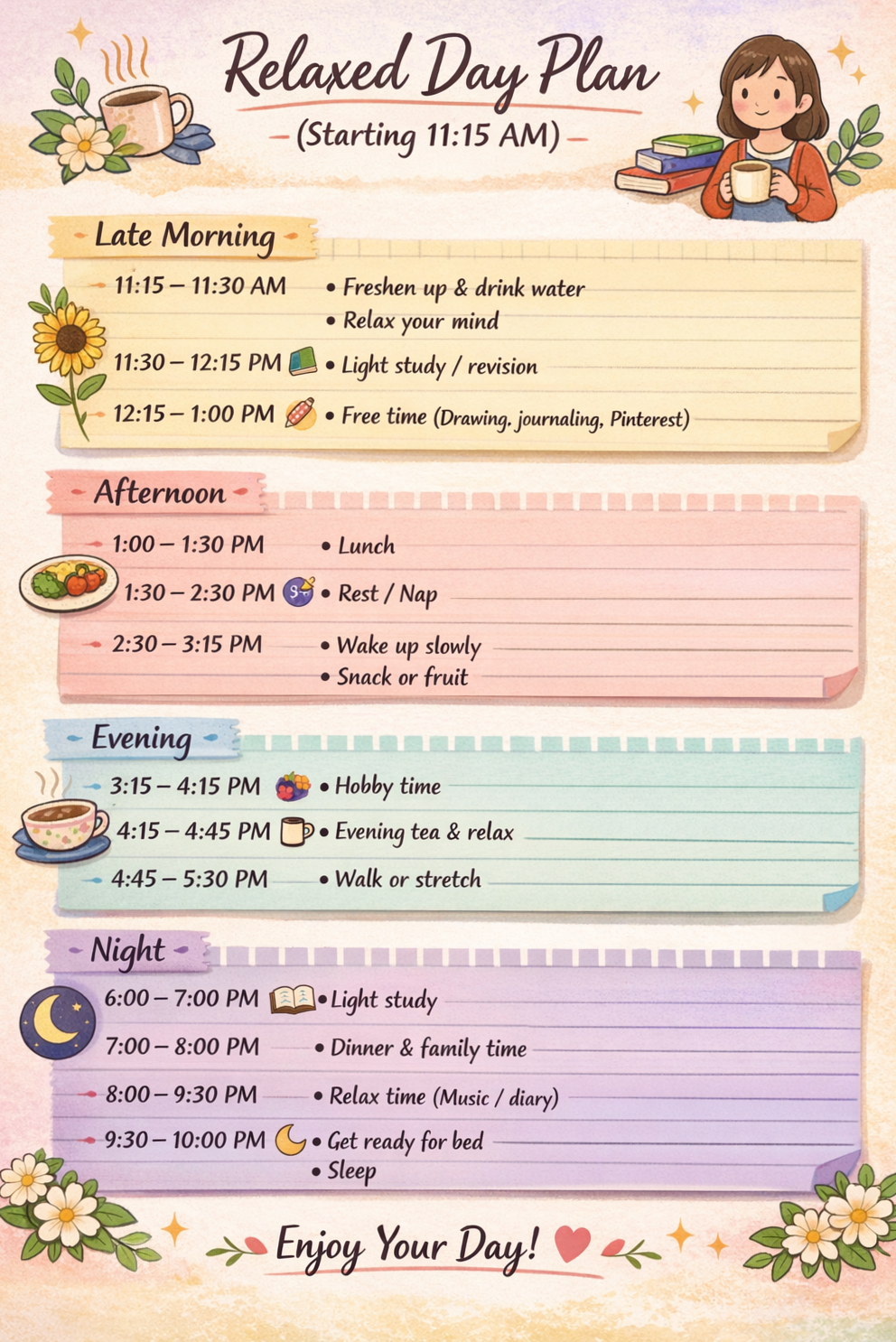 🌿 🎀 Digital Design Planner Routine for Creative Productivity | secret to staying productive