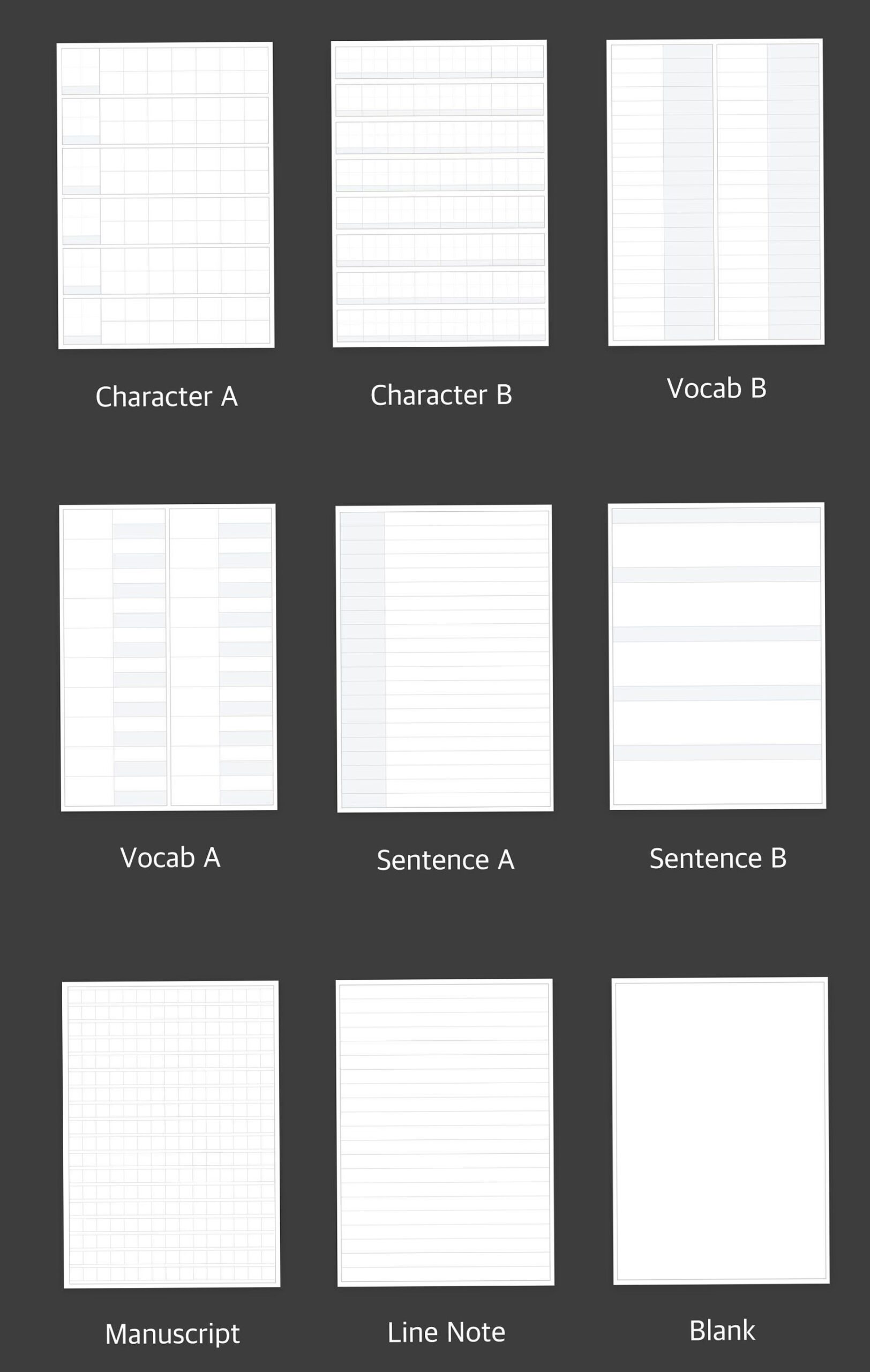 💎 🎨 Digital Study Notebook | Vocab & Language Design | dream life manifestation