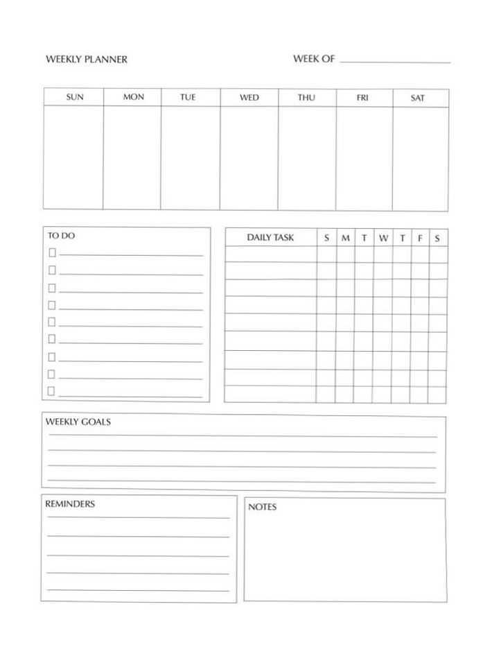 Digital Weekly Planner for Creative Productivity — ✨ 🤍 stay inspired all year long