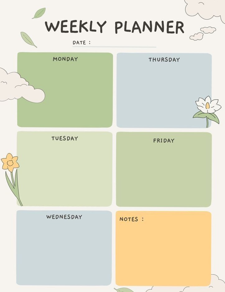 DIY Planner Notebook Layout Ideas | Digital Design Inspiration — 🖌️ 📍 secret to staying productive