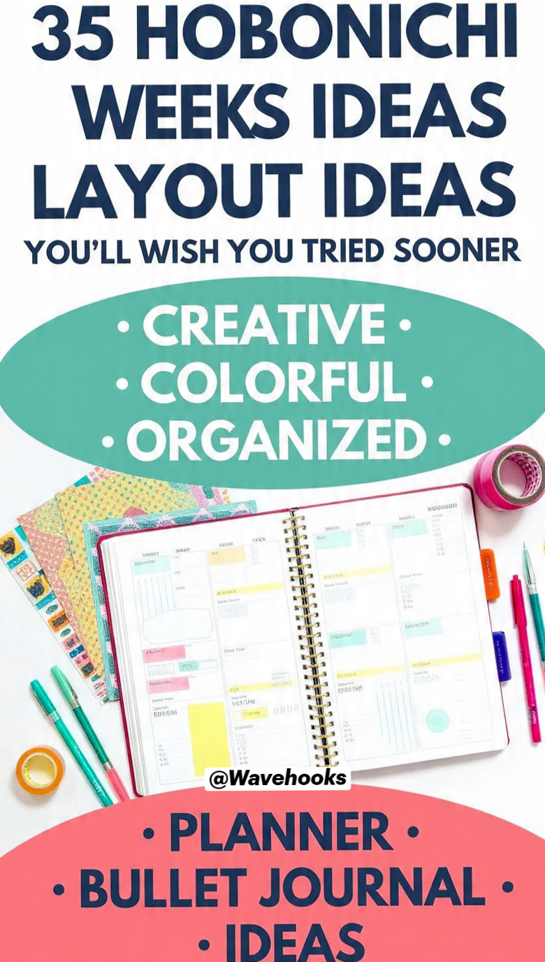 📌 📌 dream life manifestation: 35 Hobonichi Weeks Layout Ideas to Inspire Your Planner Design