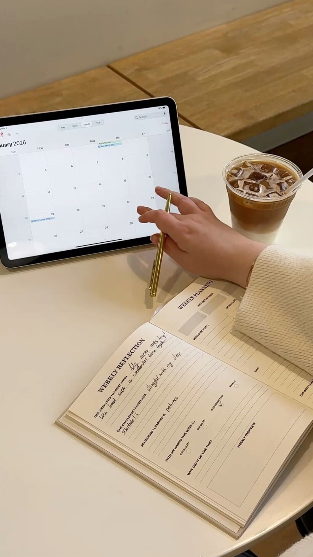 📊 📌 dream life manifestation: Coffee + Journaling Routine with My Way Journal | Digital Design & Creative Planners