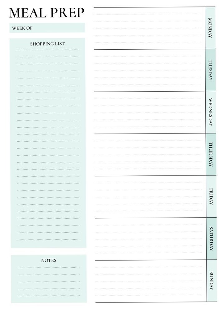 🎀 🤍 dream life manifestation: Creative Meal Prep Digital Design & Planner Assets