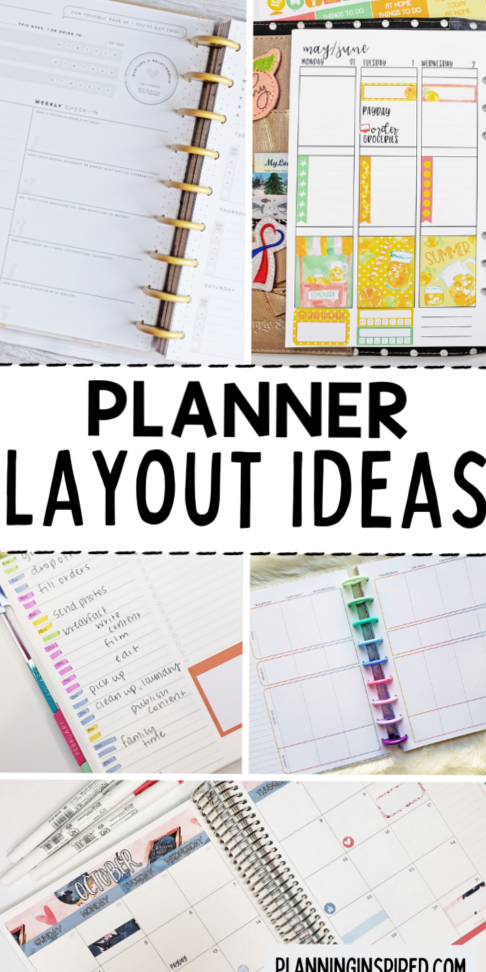 📌 🖇️ dream life manifestation: Creative Planner Layout Concepts for Digital Design