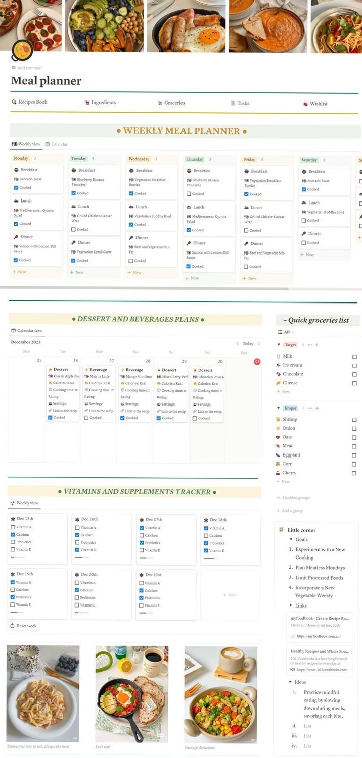🌿 🕯️ dream life manifestation: Efficient Planner for Streamlined Living