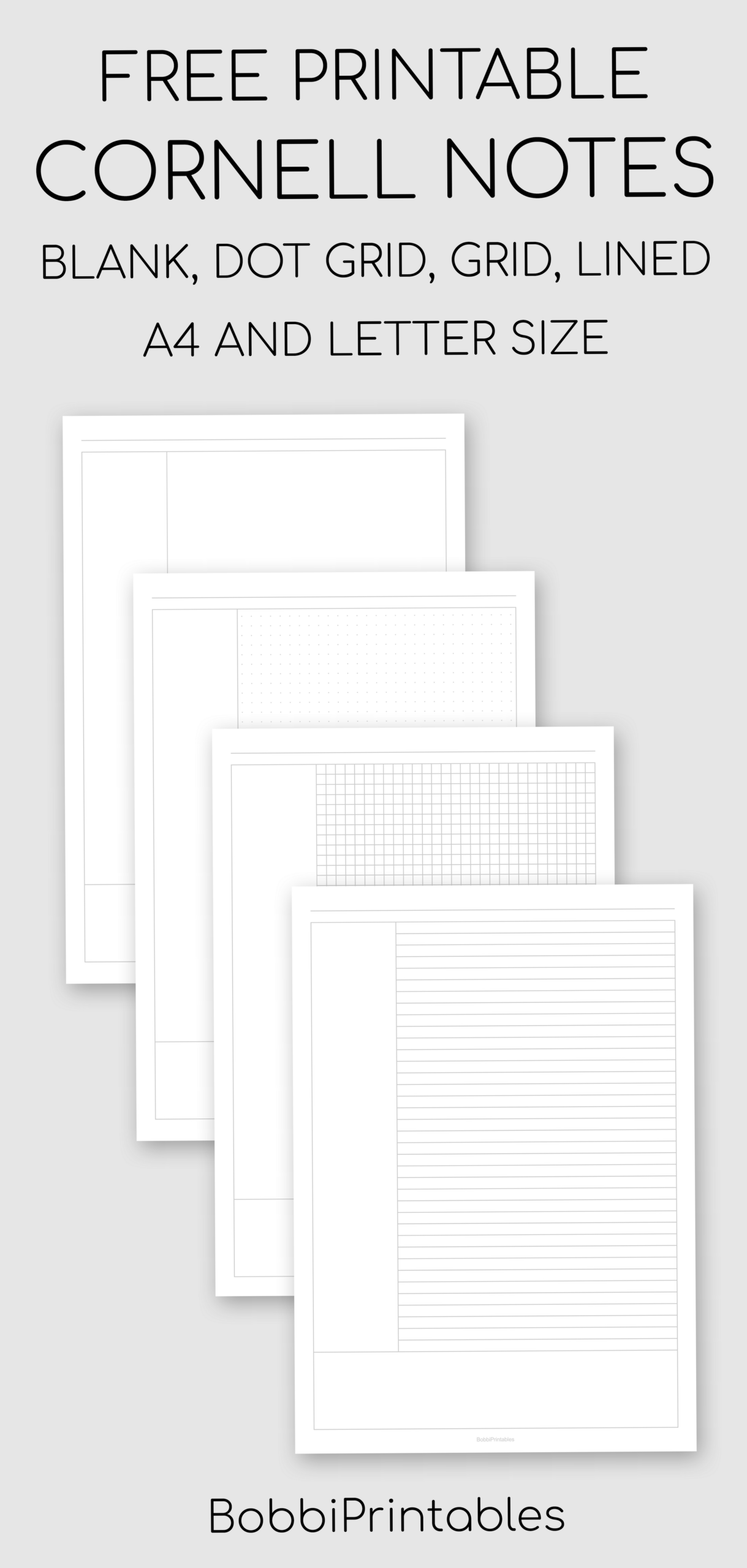 🍰 👰 dream life manifestation: Free Cornell Notes Template Printable | Digital Design