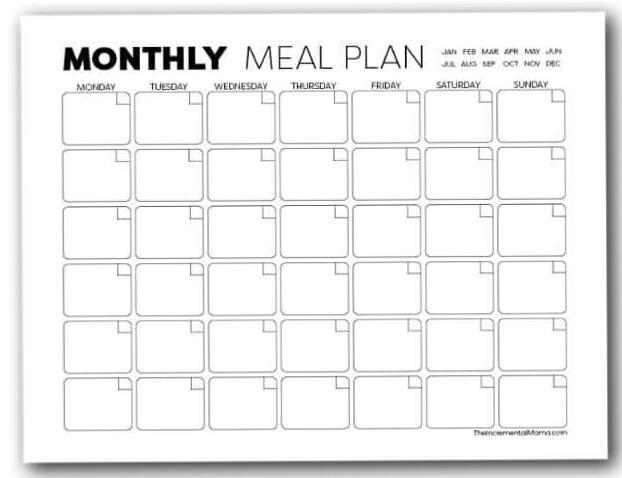 🕯️ 🤍 dream life manifestation: Free Meal Planner Printables for Creative Living