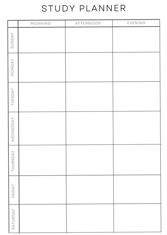 🌸 🍰 dream life manifestation: High School Study Planner Printable for Exam & Assignment Management