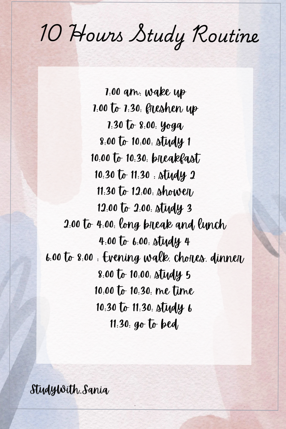 🕯️ 🌿 dream life manifestation: How I Study 10 Hours a Day (With Breaks)